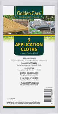 Application Cloths for Applying Golden Care Products