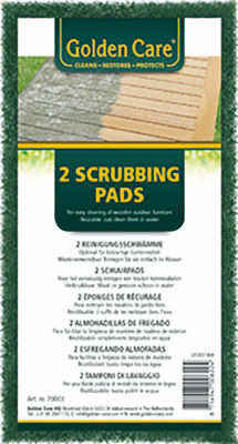 Hard Green Scrubbing Pads for Teak andd Other Hardwood Outdoor Furniture